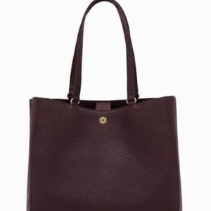 Dagne Dover - Allyn Large Leather Tote/Handbag - Oxblood - NWT